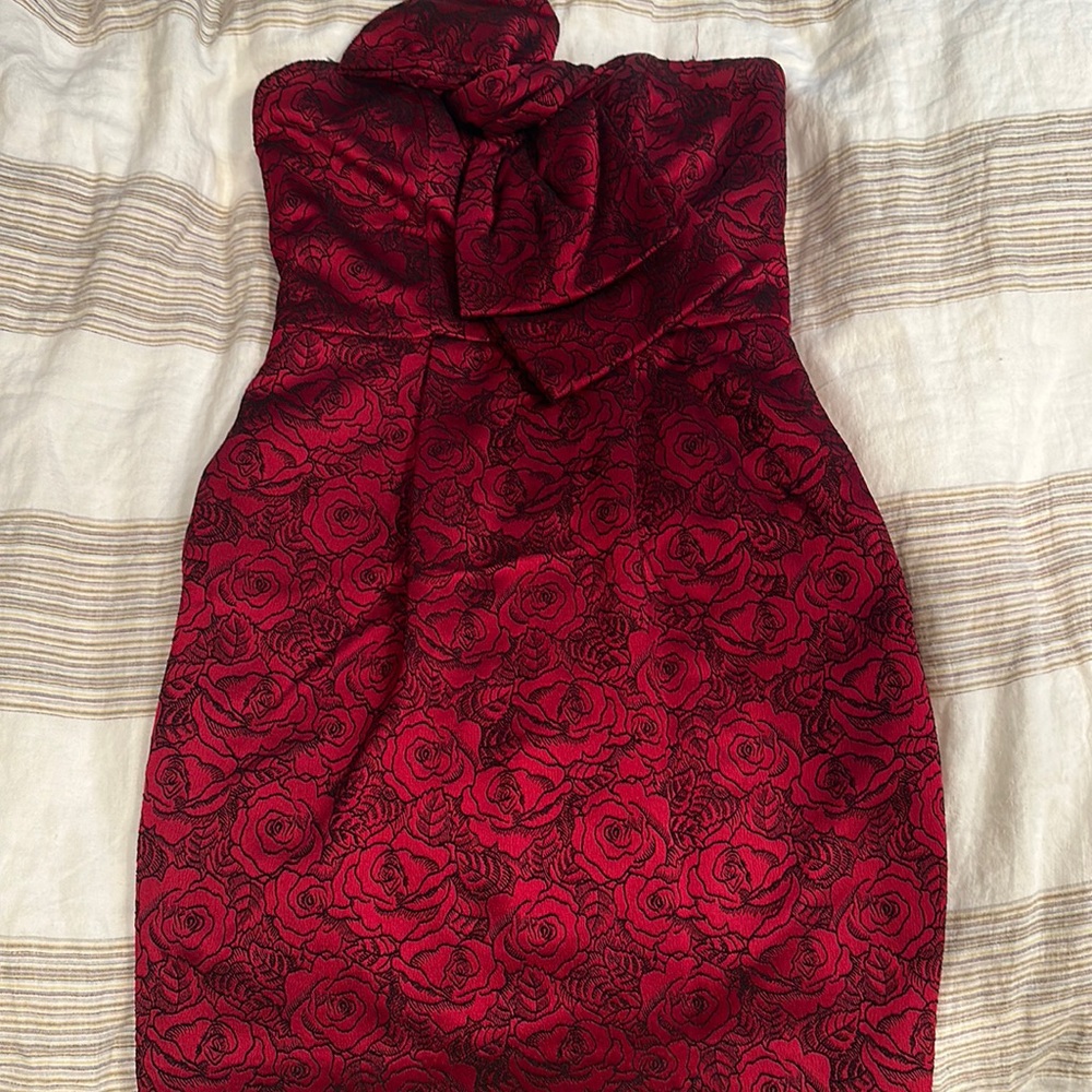 ABS mini dress